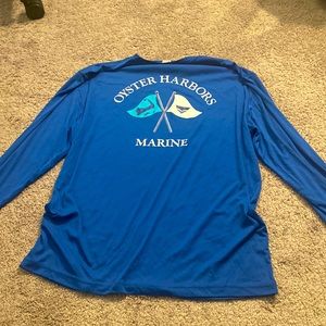 Long sleeve shirt from a local marina.